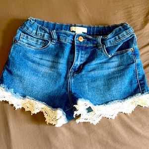 Cute jean shorts for girls size 13/14